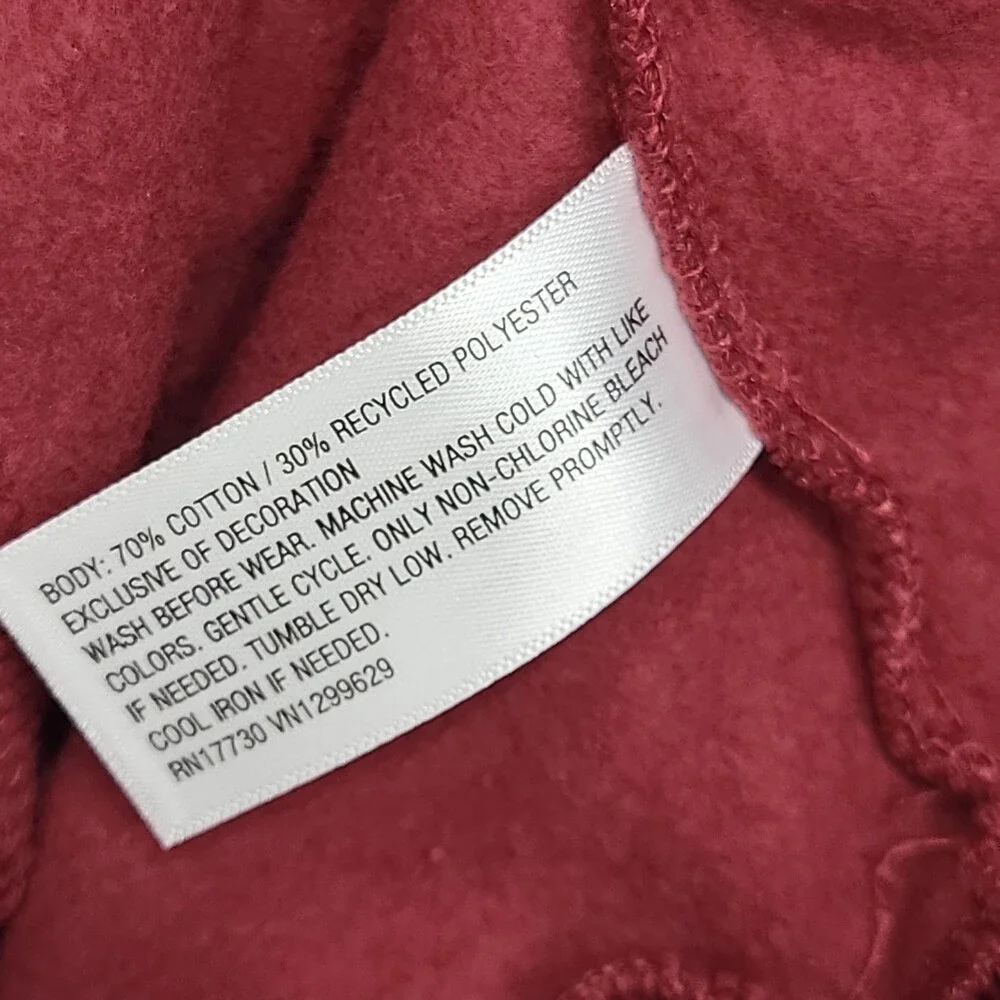 Girls' Oversized Feliz Navidad Sweatshirt - art class Maroon Size X-Large 14